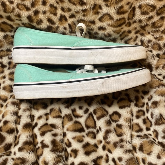 Vans Authentic Mint Green Shoes, Mens 7.5/Womens 9 - Picture 5 of 8